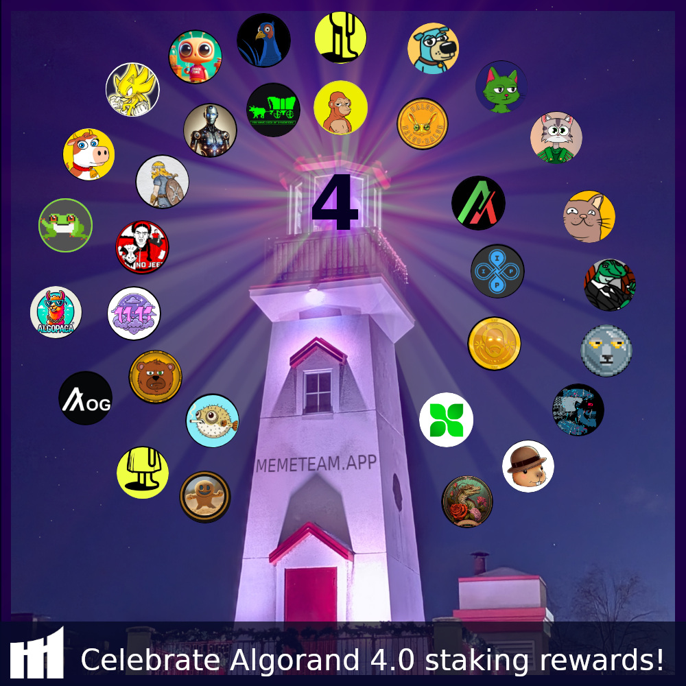 Celebrate Algorand 4 staking rewards image